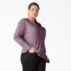 Women’s Plus Henley Long Sleeve Shirt Women’s Plus Henley Long Sleeve Shirt