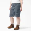 Women’s Plus Hickory Stripe Carpenter Shorts Women’s Plus Hickory Stripe Carpenter Shorts