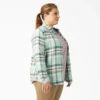 Women’s Plus Long Sleeve Plaid Flannel Shirt Women’s Plus Long Sleeve Plaid Flannel Shirt