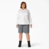 Women’s Plus Long Sleeve Roll-Tab Work Shirt Women’s Plus Long Sleeve Roll-Tab Work Shirt