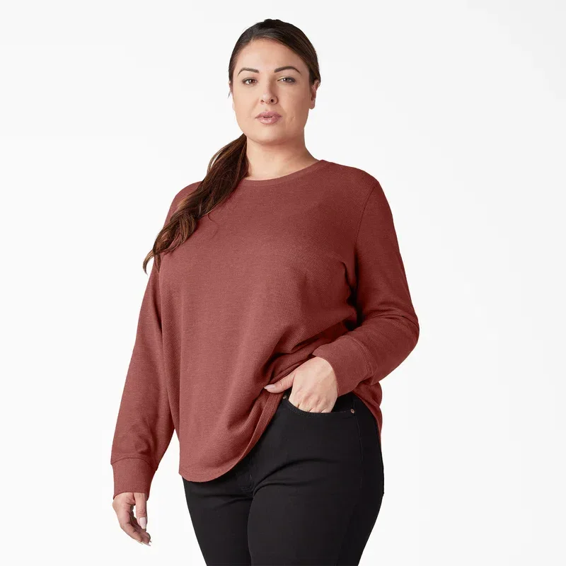 Women’s Plus Long Sleeve Thermal Shirt Women’s Plus Long Sleeve Thermal Shirt