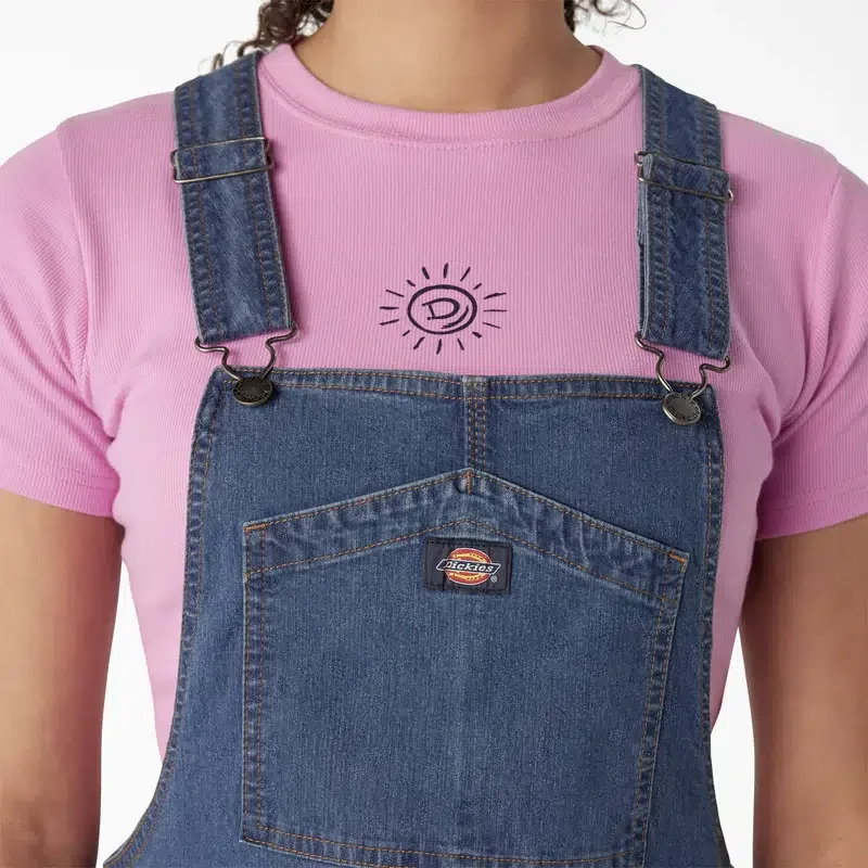 Women’s Regular Fit Denim Bib Overall Dress Women’s Regular Fit Denim Bib Overall Dress