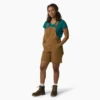 Women’s Relaxed Fit Bib Shortalls, 7″ Women’s Relaxed Fit Bib Shortalls, 7″
