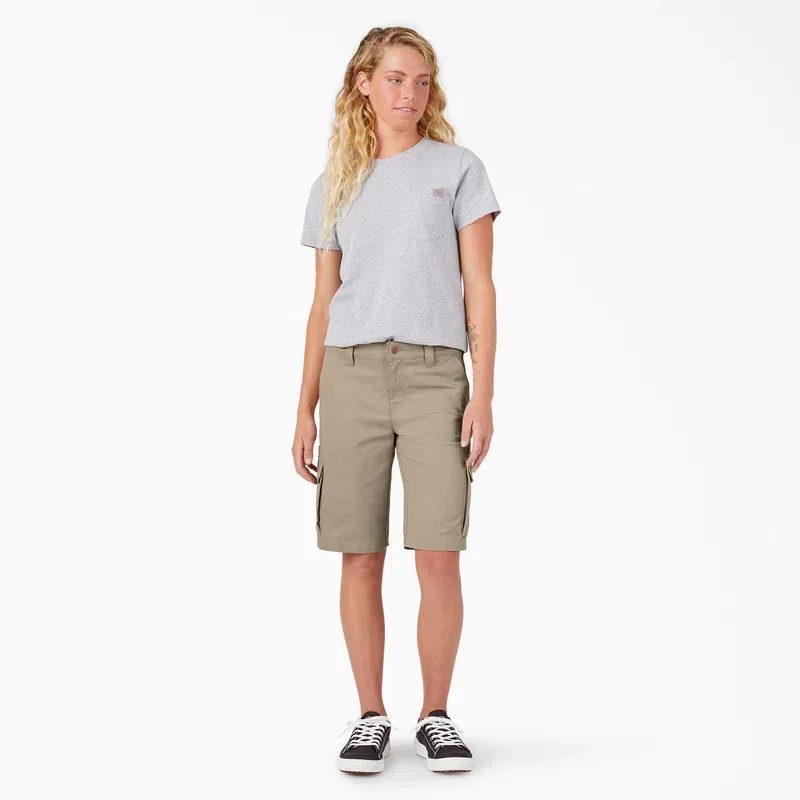 Women’s Relaxed Fit Cargo Shorts, 11″ Women’s Relaxed Fit Cargo Shorts, 11″