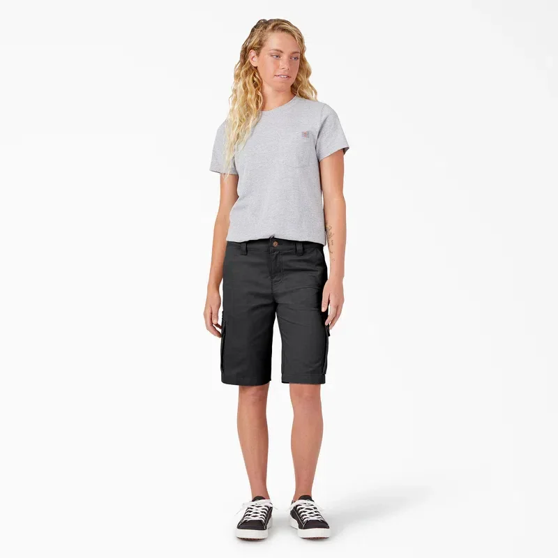 Women’s Relaxed Fit Cargo Shorts, 11″ Women’s Relaxed Fit Cargo Shorts, 11″