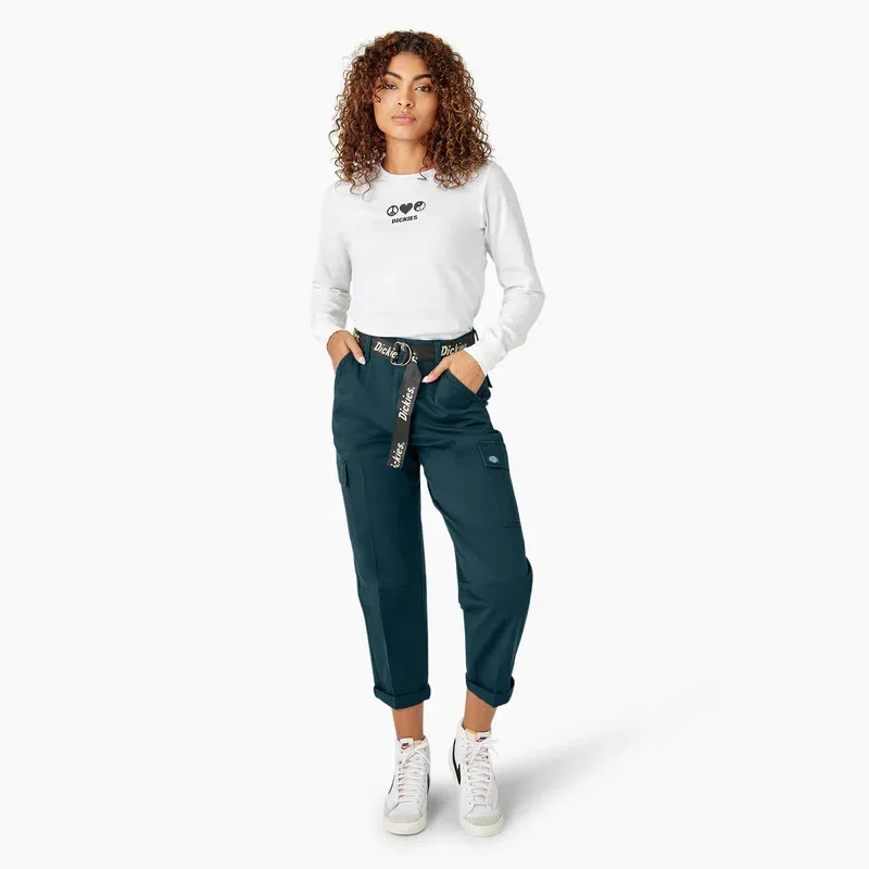 Women’s Relaxed Fit Cropped Cargo Pants Women’s Relaxed Fit Cropped Cargo Pants