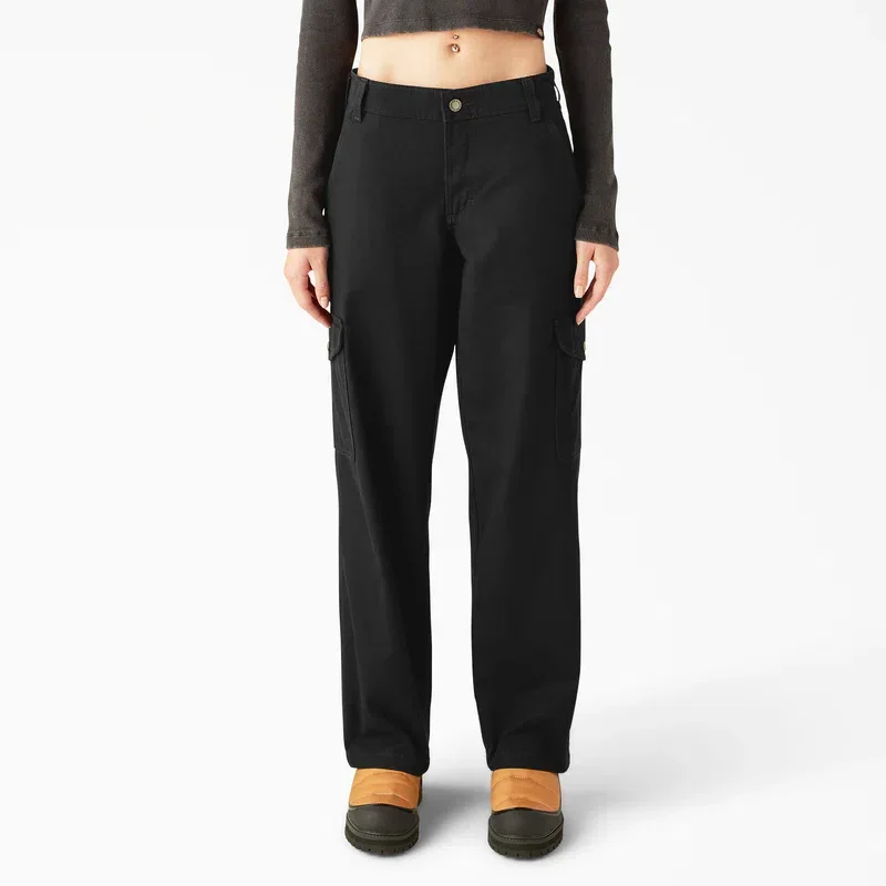 Women’s Relaxed Fit Duck Canvas Cargo Pants Women’s Relaxed Fit Duck Canvas Cargo Pants