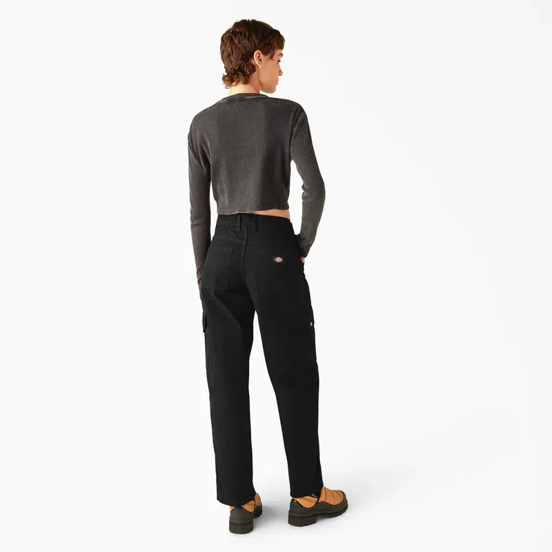 Women’s Relaxed Fit Duck Canvas Cargo Pants Women’s Relaxed Fit Duck Canvas Cargo Pants