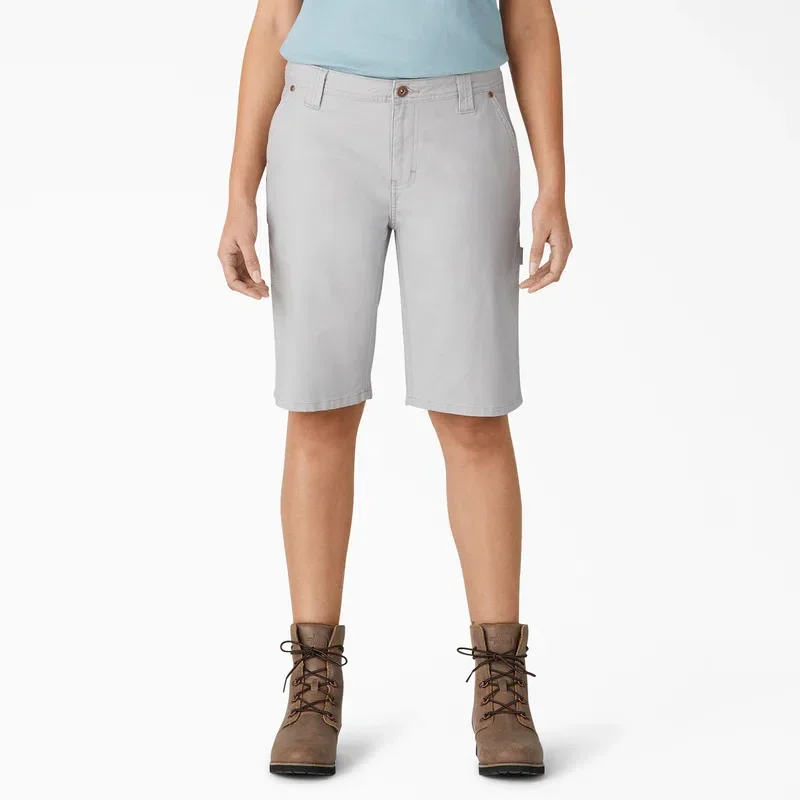 Women’s Relaxed Fit Duck Carpenter Shorts, 11″ Women’s Relaxed Fit Duck Carpenter Shorts, 11″
