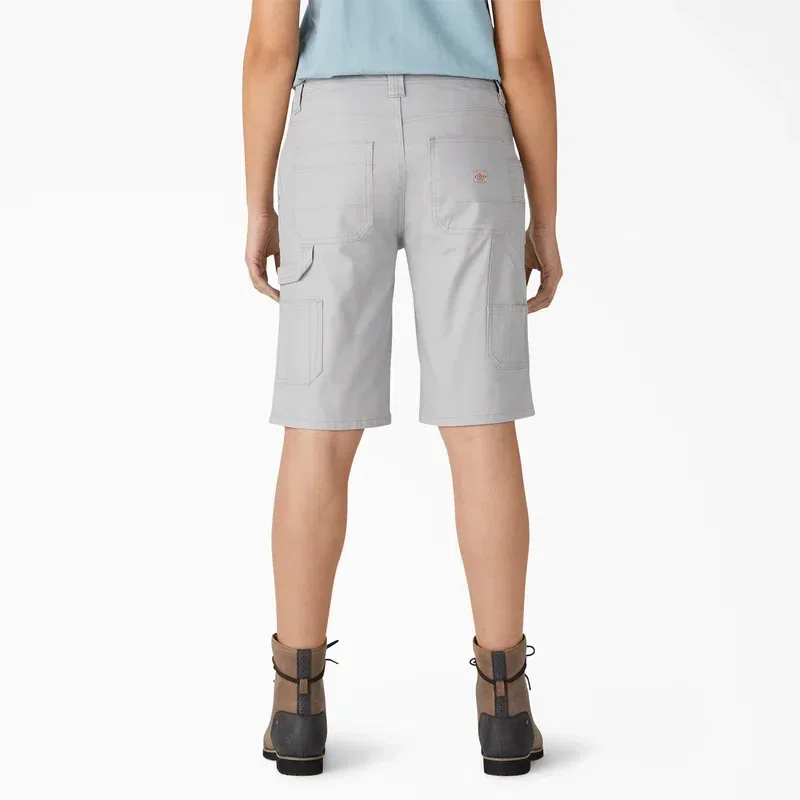 Women’s Relaxed Fit Duck Carpenter Shorts, 11″ Women’s Relaxed Fit Duck Carpenter Shorts, 11″