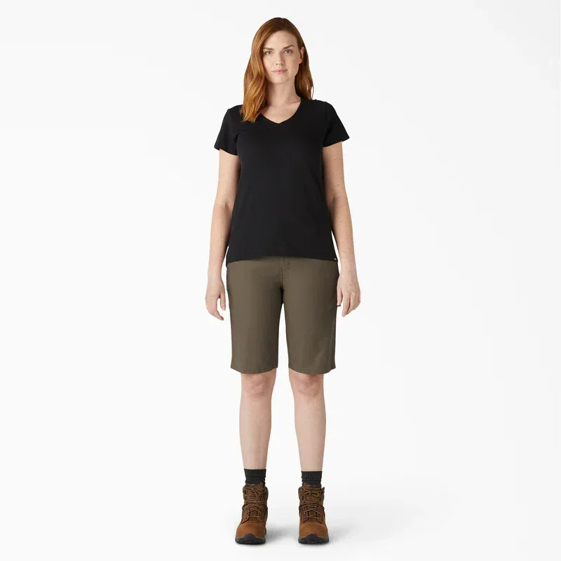 Women’s Relaxed Fit Duck Carpenter Shorts, 11″ Women’s Relaxed Fit Duck Carpenter Shorts, 11″