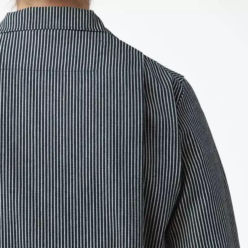 Women’s Relaxed Fit Long Sleeve Hickory Stripe Coveralls Women’s Relaxed Fit Long Sleeve Hickory Stripe Coveralls