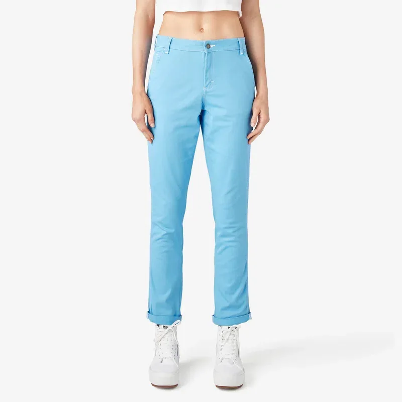 Women’s Slim Straight Fit Roll Hem Carpenter Pants Women’s Slim Straight Fit Roll Hem Carpenter Pants