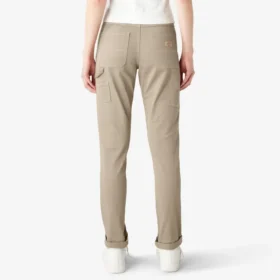 Women’s Slim Straight Fit Roll Hem Carpenter Pants