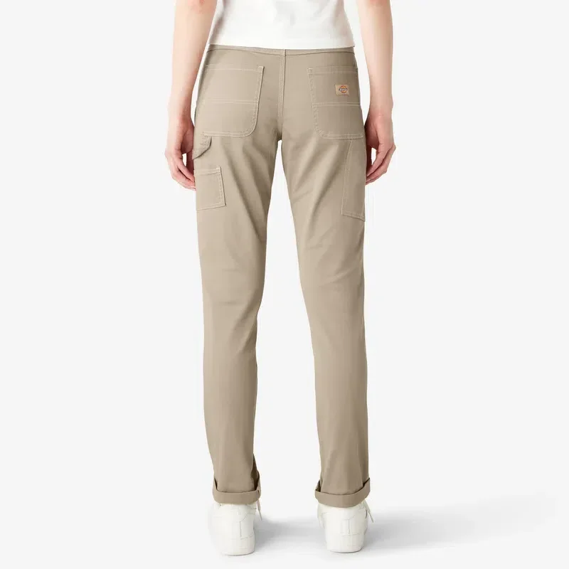 Women’s Slim Straight Fit Roll Hem Carpenter Pants Women’s Slim Straight Fit Roll Hem Carpenter Pants