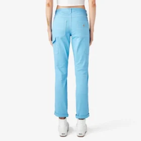 Women’s Slim Straight Fit Roll Hem Carpenter Pants