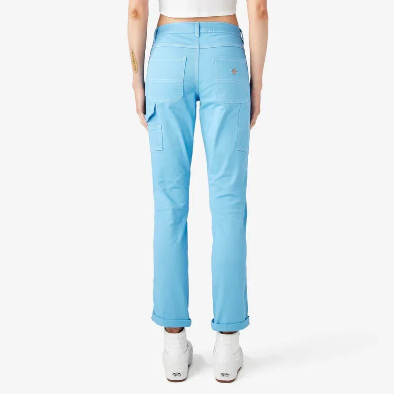 Women’s Slim Straight Fit Roll Hem Carpenter Pants Women’s Slim Straight Fit Roll Hem Carpenter Pants
