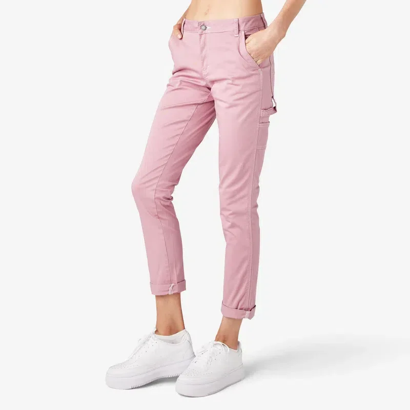 Women’s Slim Straight Fit Roll Hem Carpenter Pants Women’s Slim Straight Fit Roll Hem Carpenter Pants