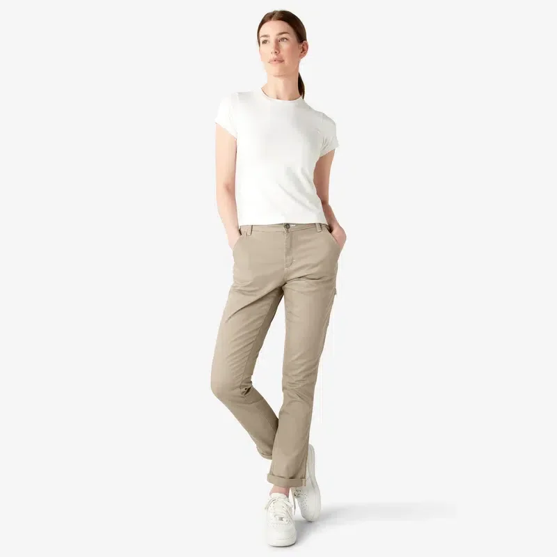 Women’s Slim Straight Fit Roll Hem Carpenter Pants Women’s Slim Straight Fit Roll Hem Carpenter Pants