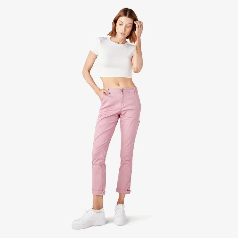 Women’s Slim Straight Fit Roll Hem Carpenter Pants Women’s Slim Straight Fit Roll Hem Carpenter Pants