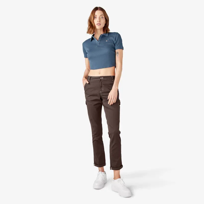 Women’s Slim Straight Fit Roll Hem Carpenter Pants Women’s Slim Straight Fit Roll Hem Carpenter Pants