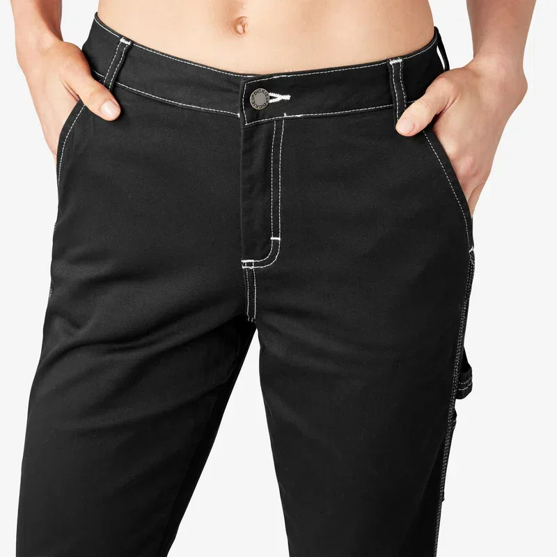 Women’s Slim Straight Fit Roll Hem Carpenter Pants Women’s Slim Straight Fit Roll Hem Carpenter Pants