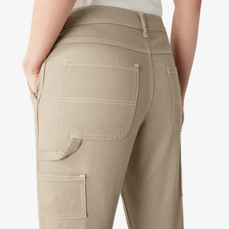 Women’s Slim Straight Fit Roll Hem Carpenter Pants Women’s Slim Straight Fit Roll Hem Carpenter Pants