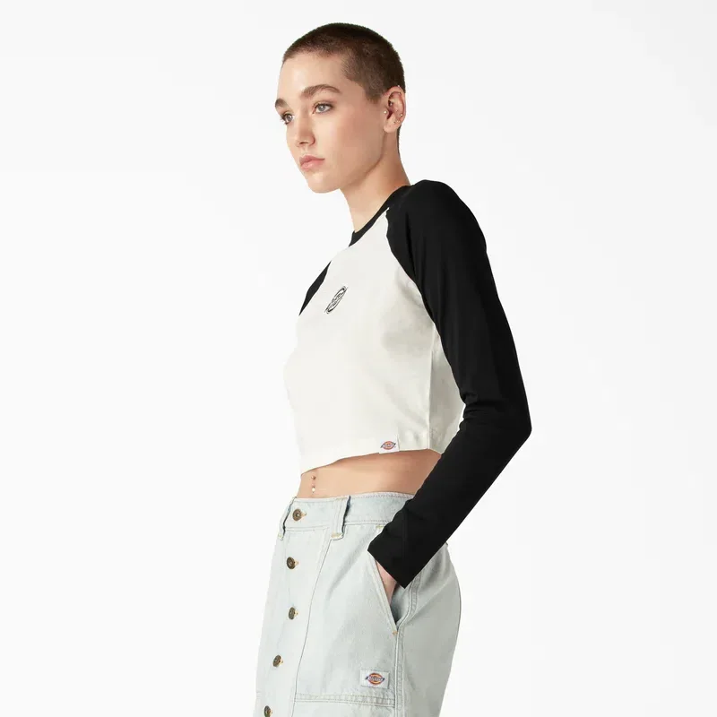 Women’s Sodaville Long Sleeve Cropped T-Shirt Women’s Sodaville Long Sleeve Cropped T-Shirt