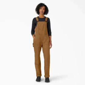 Women’s Straight Fit Duck Double Front Bib Overalls