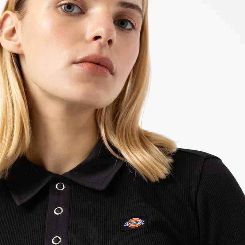Women’s Tallasee Long Sleeve Cropped Polo Women’s Tallasee Long Sleeve Cropped Polo