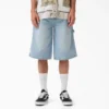 Worn in Relaxed Carpenter Denim Shorts, 13″