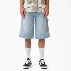 Worn in Relaxed Carpenter Denim Shorts, 13″