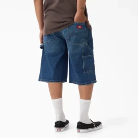 Worn in Relaxed Carpenter Denim Shorts, 13″