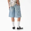 Worn in Relaxed Carpenter Denim Shorts, 13″