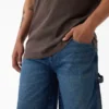 Worn in Relaxed Carpenter Denim Shorts, 13″