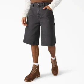 Worn in Relaxed Carpenter Duck Shorts, 13″