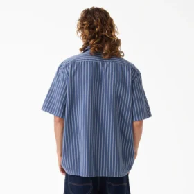 Worn in Striped Work Shirt