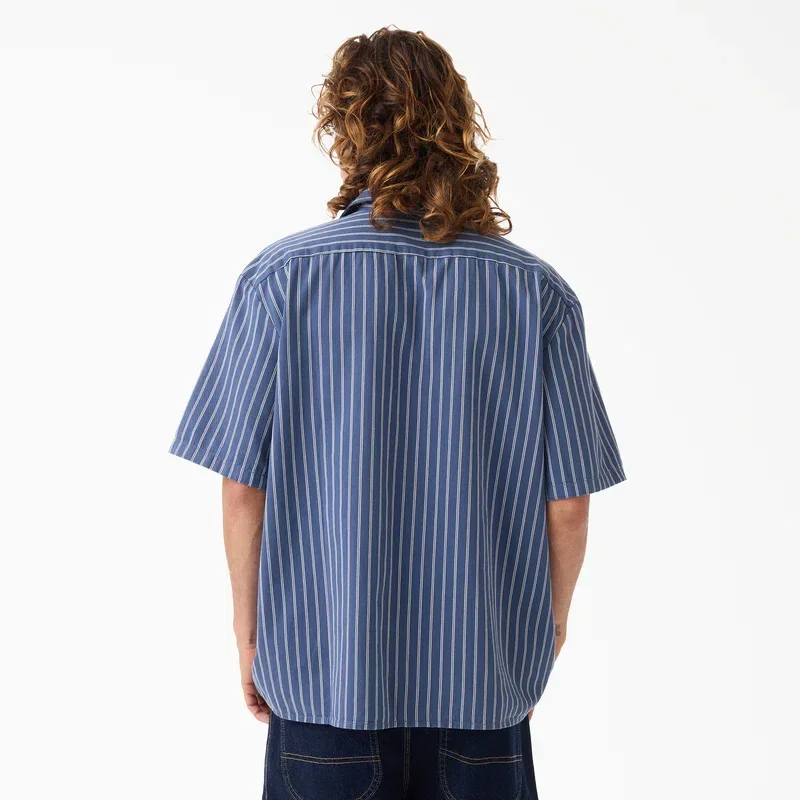 Worn in Striped Work Shirt Worn in Striped Work Shirt
