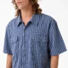 Worn in Striped Work Shirt Worn in Striped Work Shirt