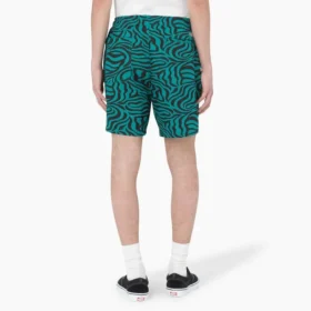 Zebra Print Modern Fit Drawstring Shorts, 6″