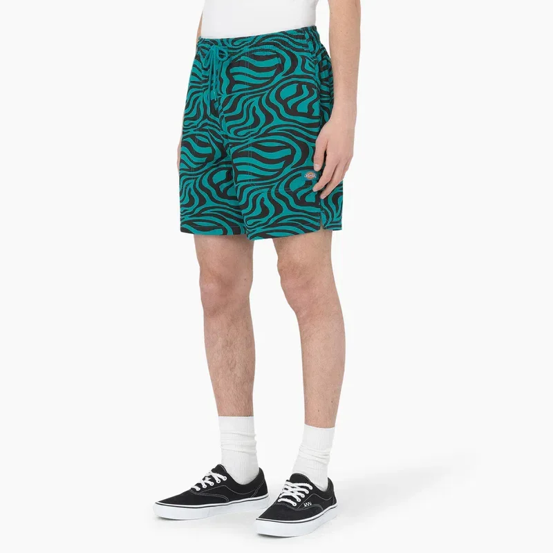 Zebra Print Modern Fit Drawstring Shorts, 6″ Zebra Print Modern Fit Drawstring Shorts, 6″