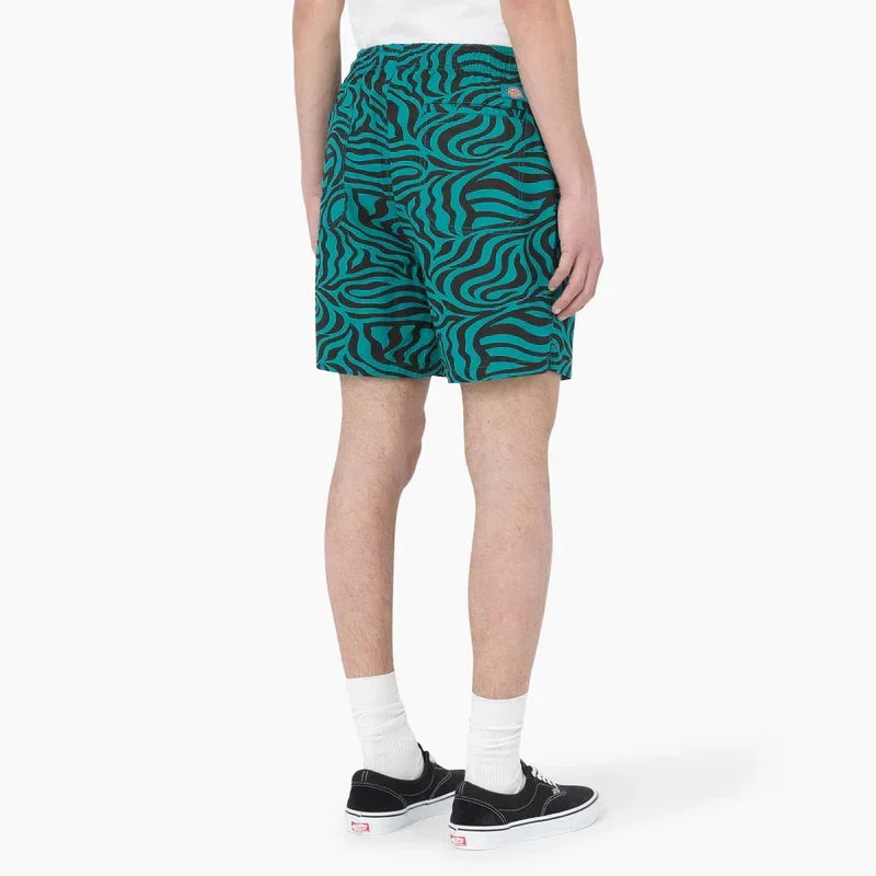 Zebra Print Modern Fit Drawstring Shorts, 6″ Zebra Print Modern Fit Drawstring Shorts, 6″